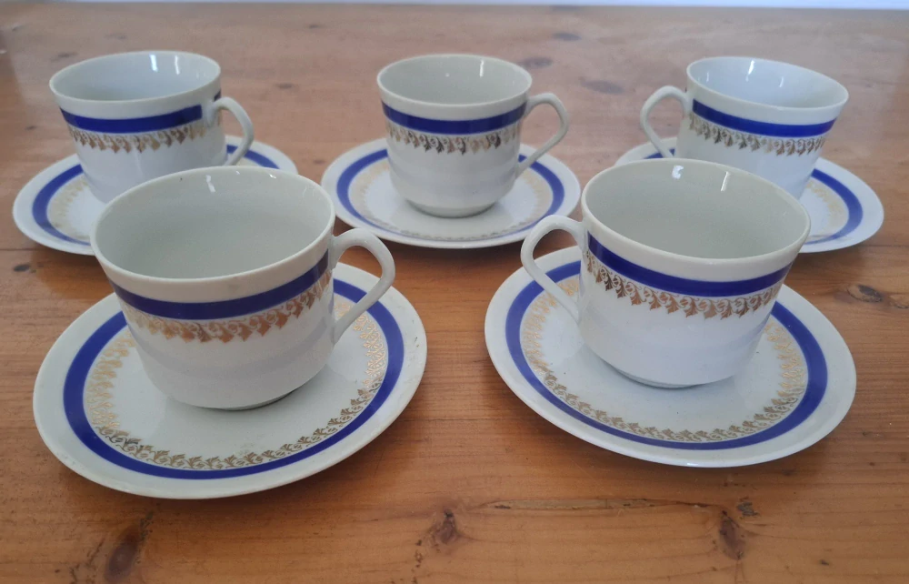 Porcelán Epiag Czechoslovakia, 5+5