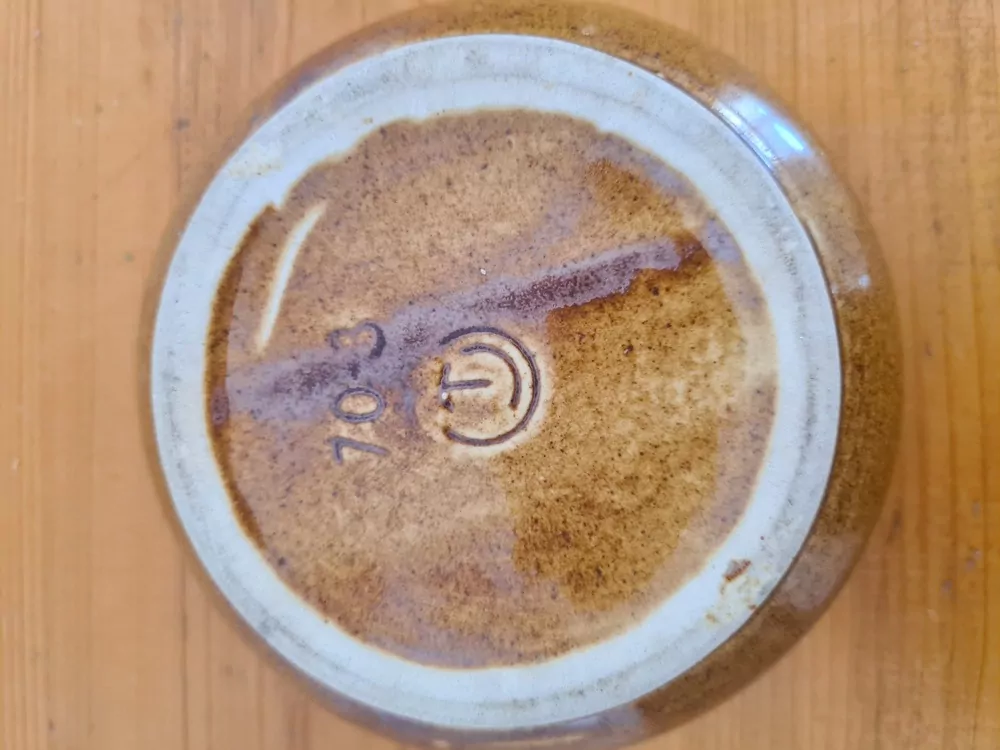 Popelník, keramika, značeno 