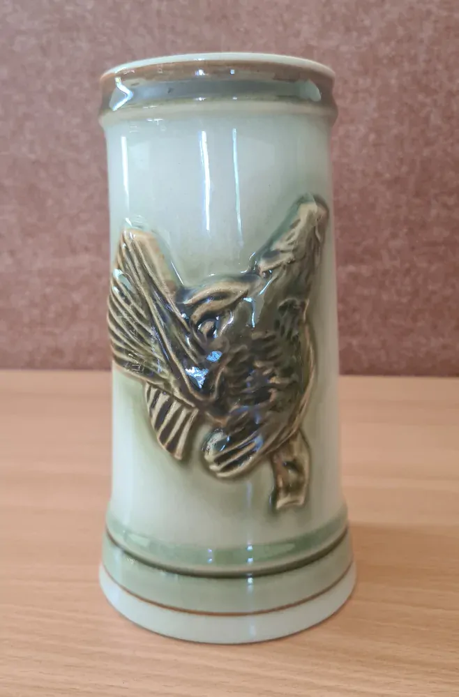 Ditmar Urbach, korbel, pivní krygl s motivem tetřev, myslivost 