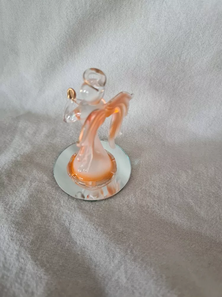 Skleněná figurka, anděl, andělíček