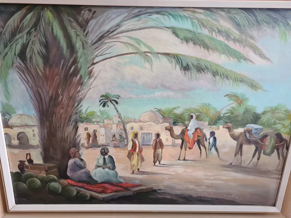 Obraz Orient, olej na sololitu, signováno