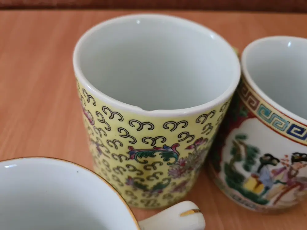 Hrnek, hrníček, 4x asiatika, China 