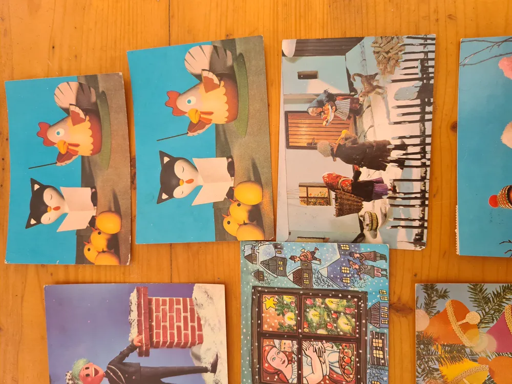 Pohlednice, dětské, 11ks, pouze jako celek