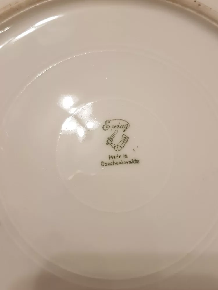 Plytký talíř, zn. Epiag, Czechoslovakia 