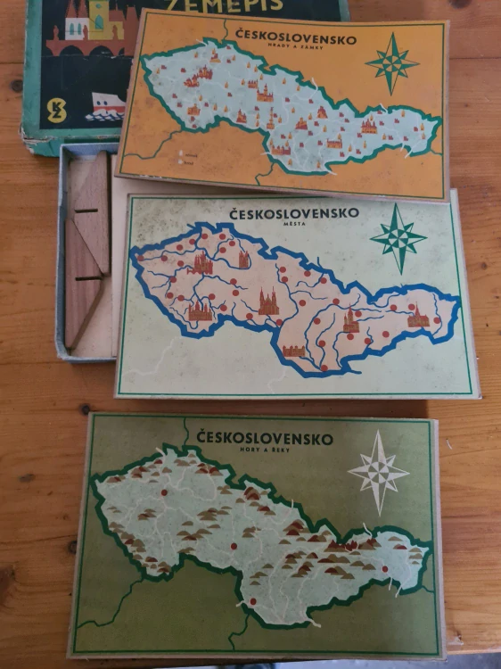 Magnetický zeměpis Československo 