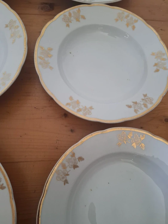 Hluboké talíře MZ Czechoslovakia, průměr 22cm, 6ks