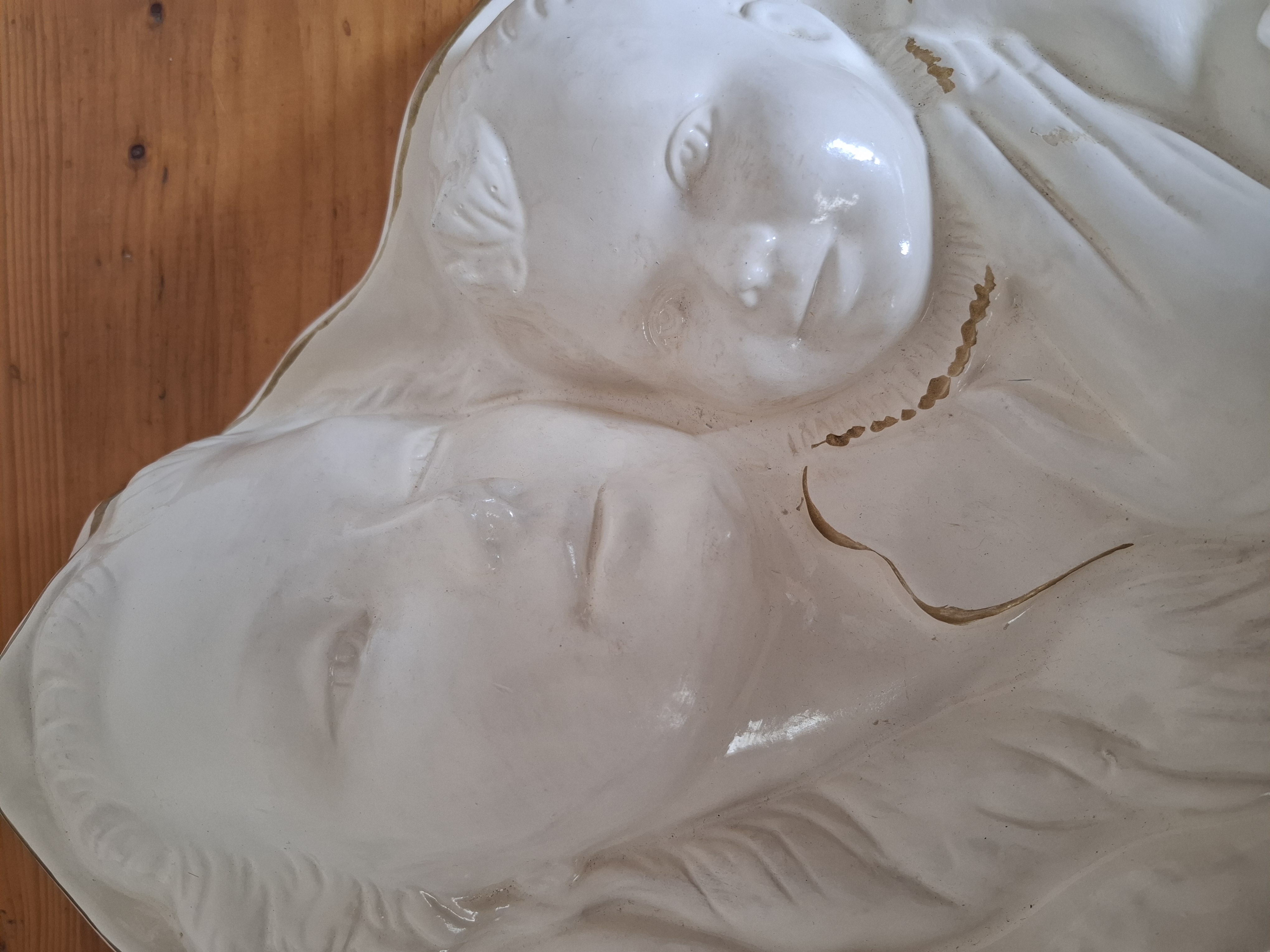 Madona s dítětem, sádrový odlitek k zavěšení 