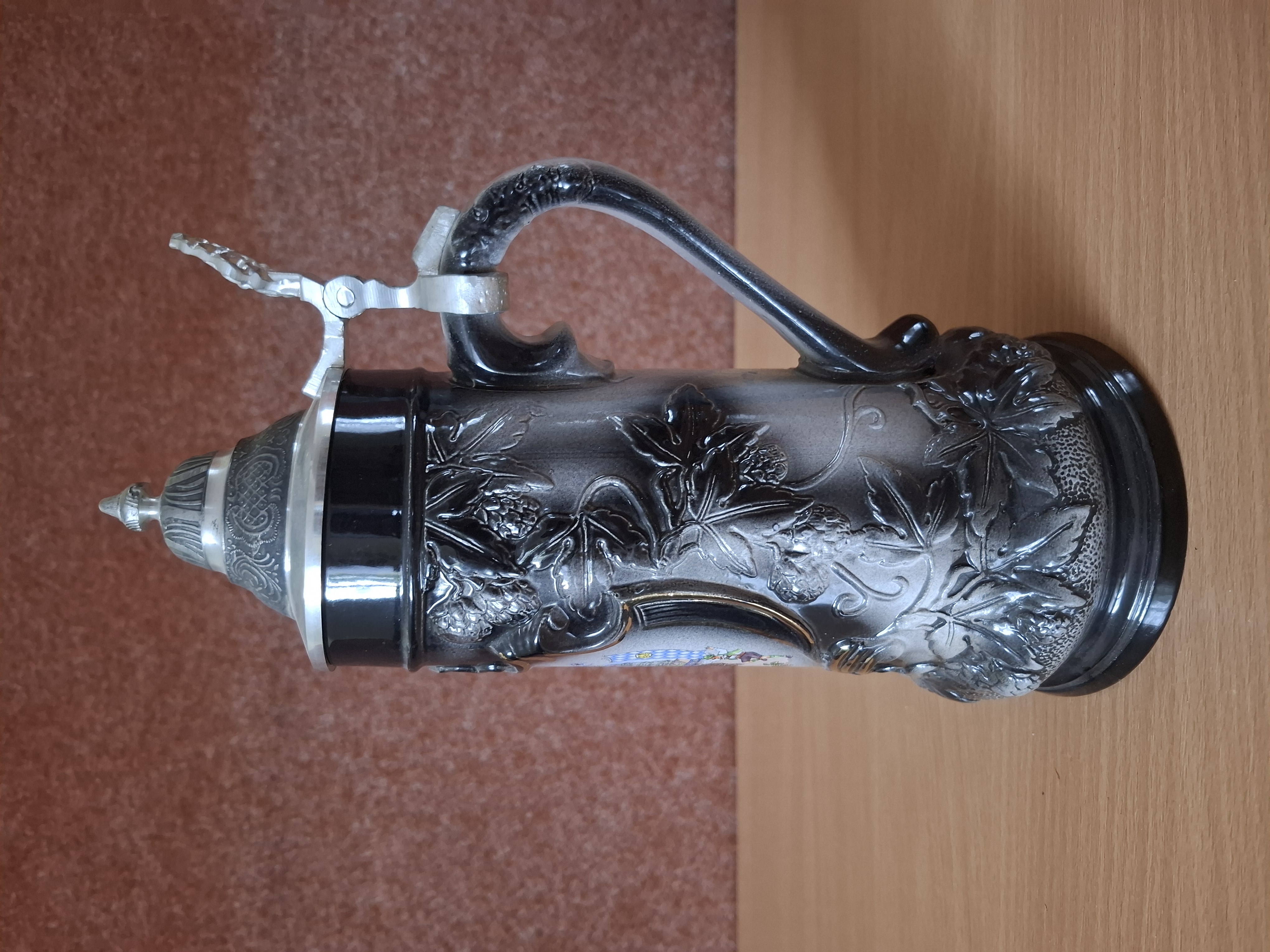 Pivní korbel, tuplák, Octoberfest. K. Stein Germany 