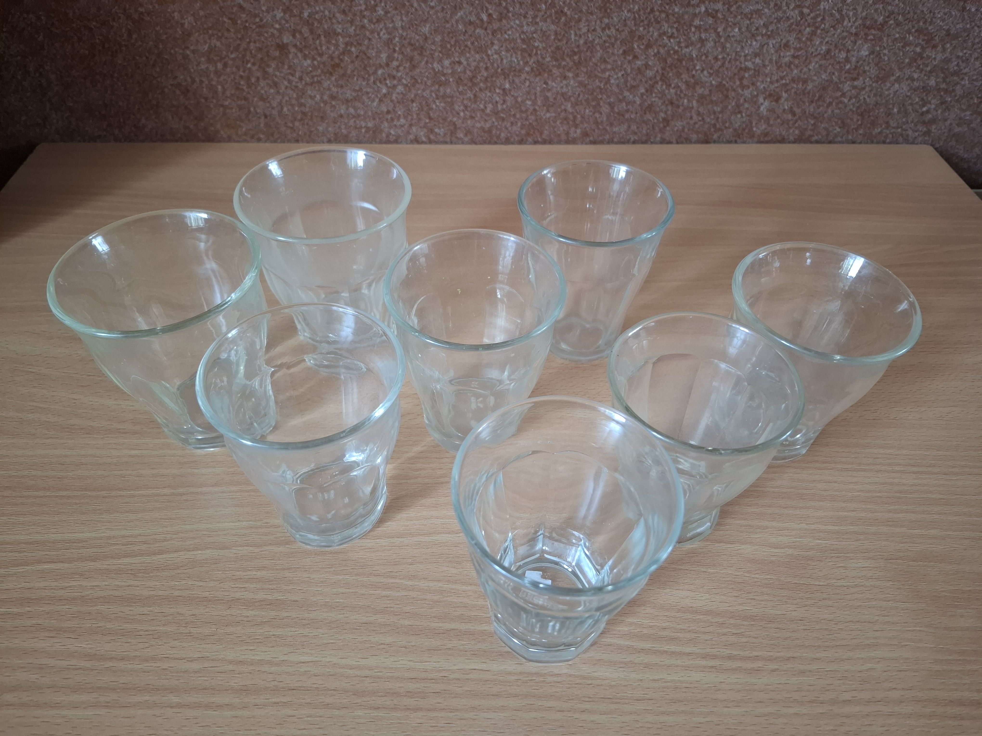 Durit, sklenice duritky, 8ks, cena za vše 