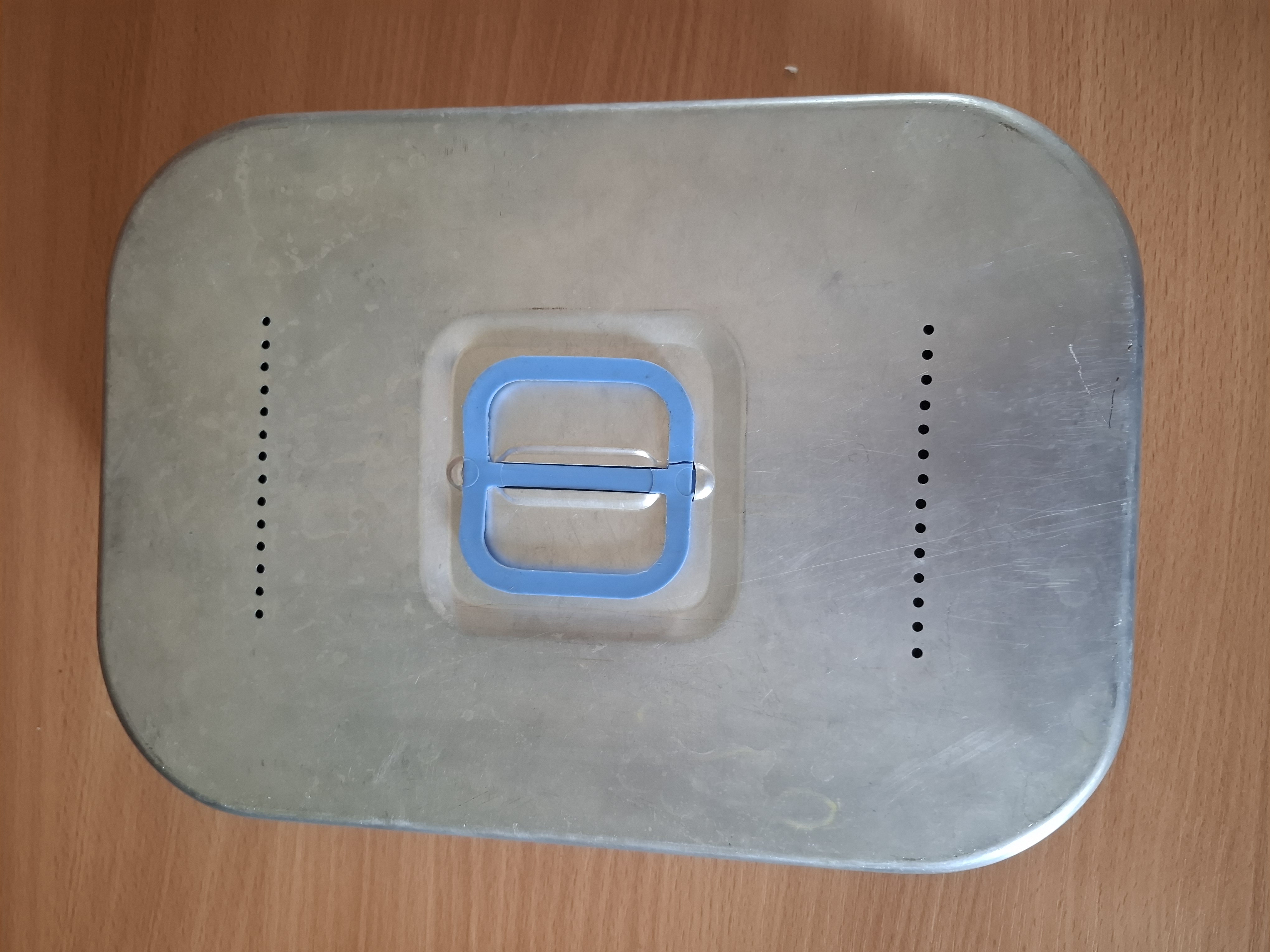 Retro hliníkový box na jídlo, svačinu  řízky