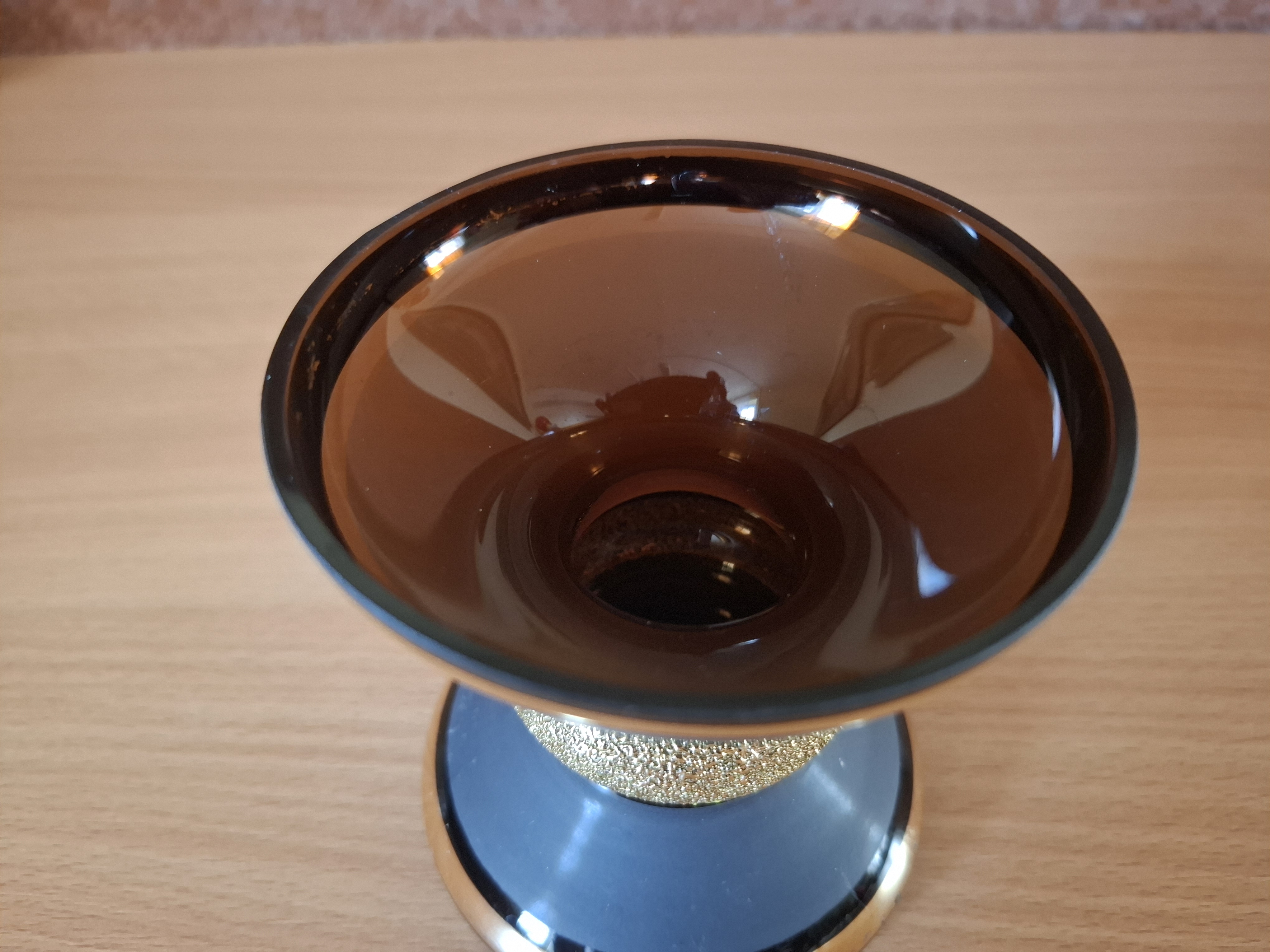 Retro váza, Bohemia Czechoslovakia,  výška 10cm