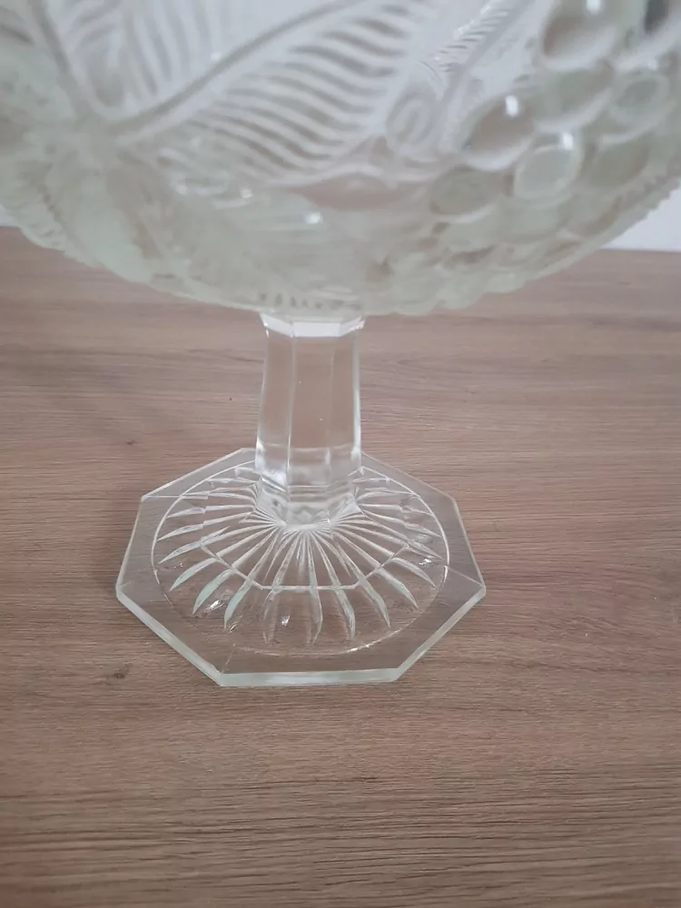 Nástolec, mísa na noze, Fr. Pečený,  Heřmanova Huť, kol.r.1960-1970