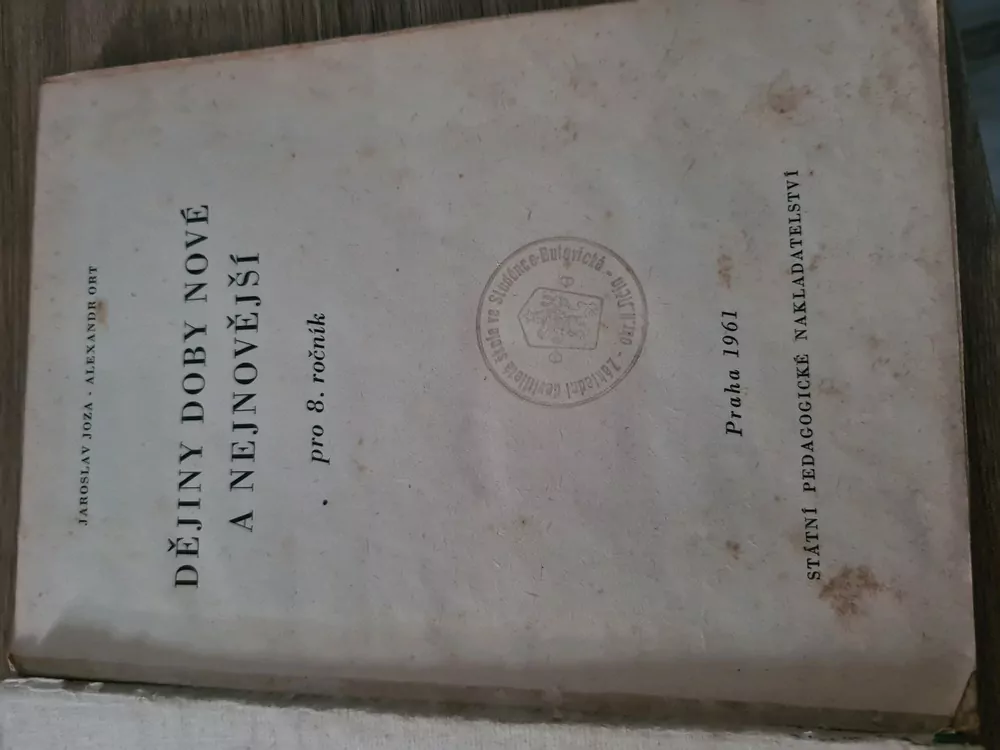 Dějiny doby nové a nejnovější pro osmý ročník, vyd.1961