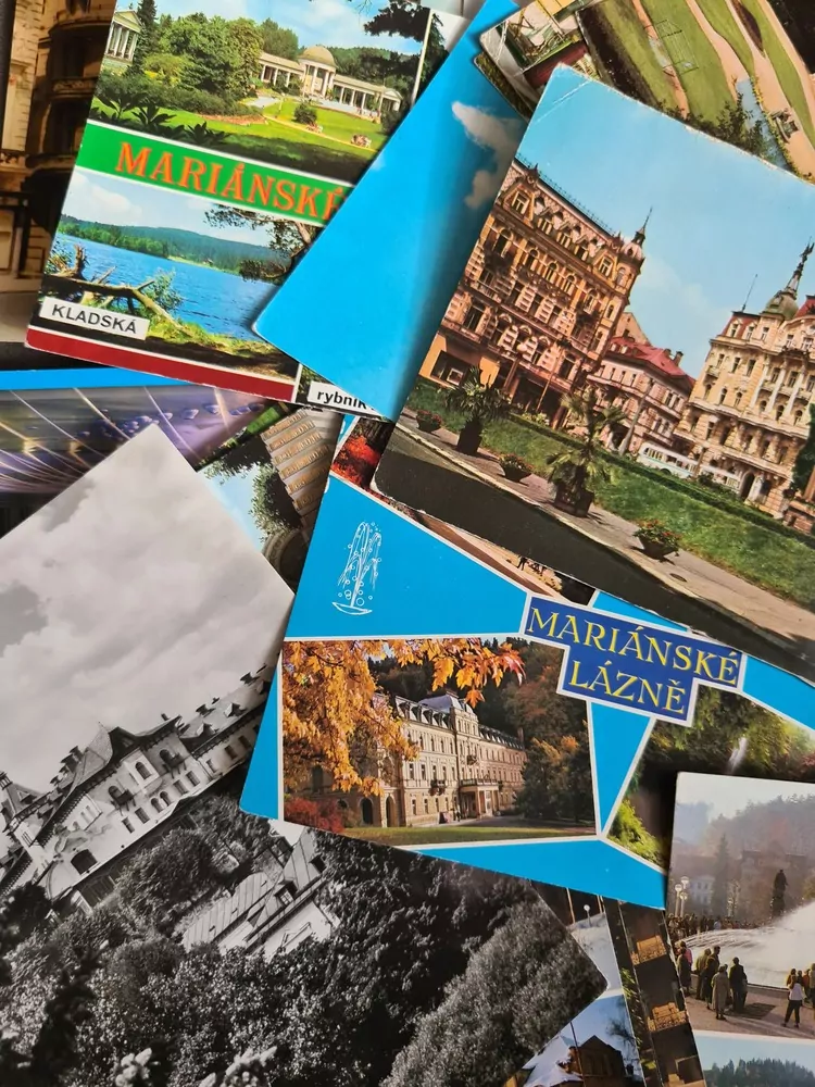 Pohlednice, Mariánské Lázně, 91x mix