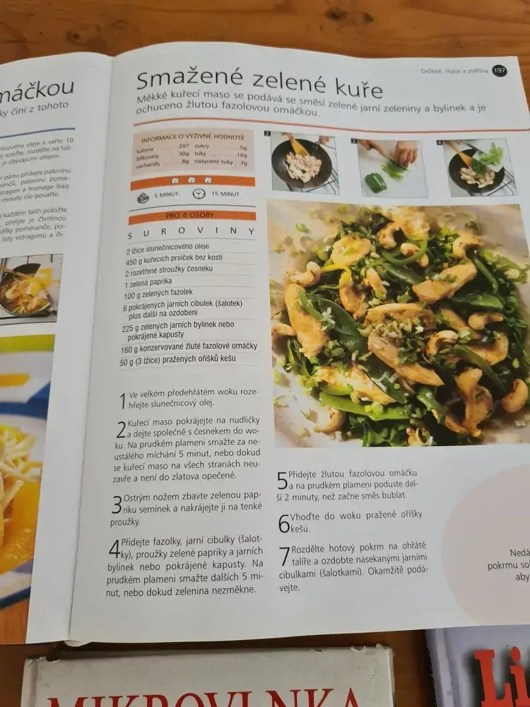 Kuchařka, knihy s recepty, 4x, cena za vše 
