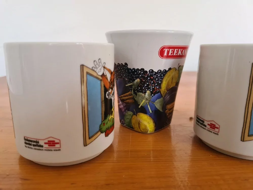 Reklamní hrnky, 3x hrnek, cena za vše 