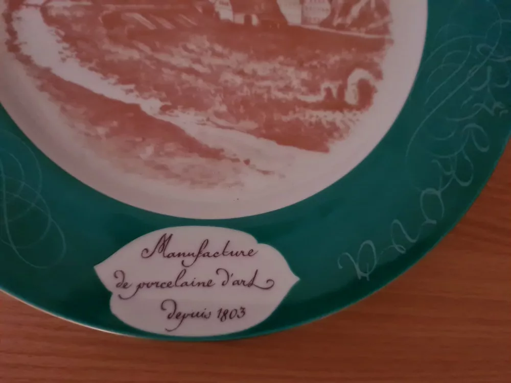 Talíř plytký, hory, vesnice, Pirken hammer 