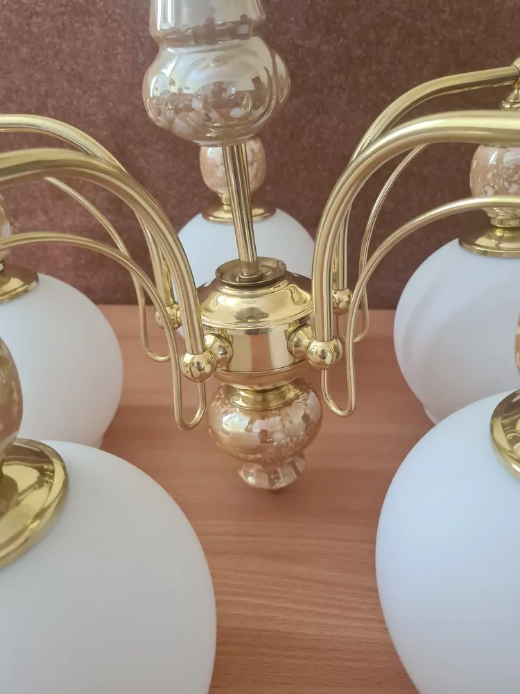 Lustr, pětiramanný,zn. Teldon Polsko 