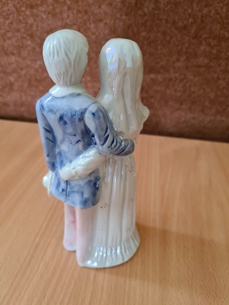 Socha, soška lidé, svatba, výška 21cm