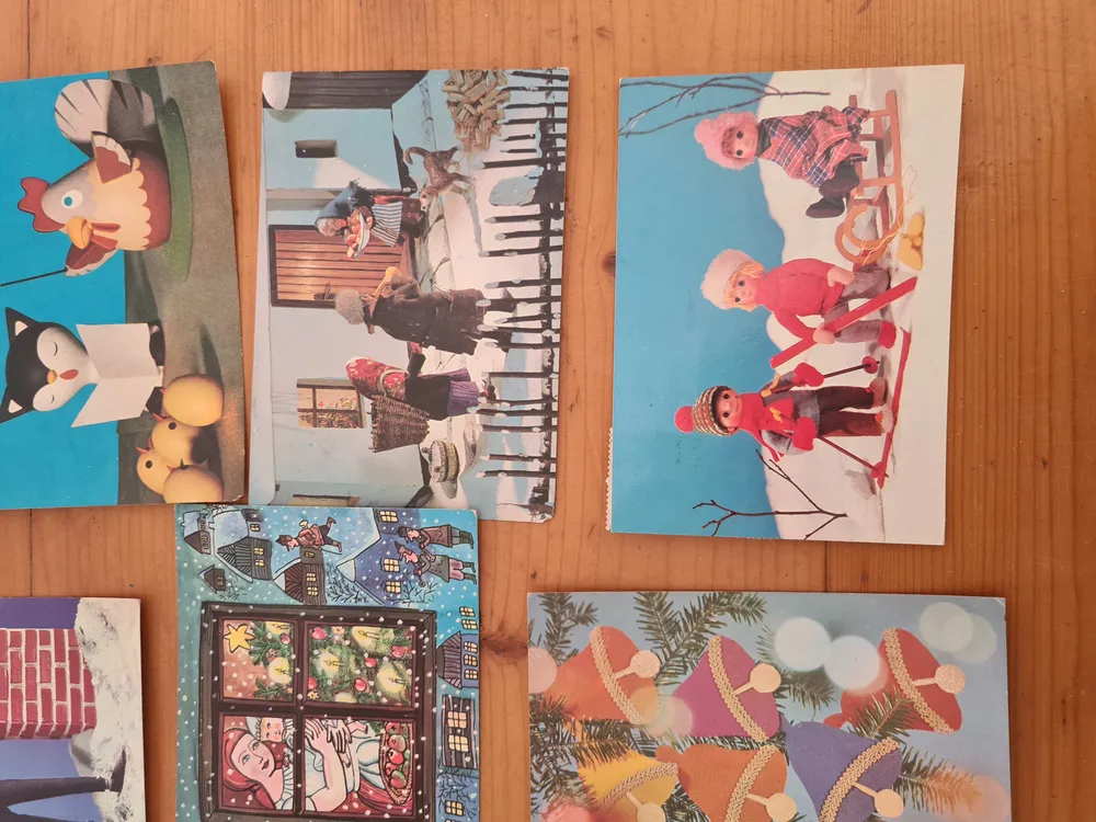 Pohlednice, dětské, 11ks, pouze jako celek