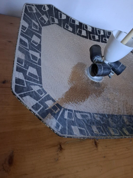 Retro lustr Německo, výška 49cm, 54y46cm