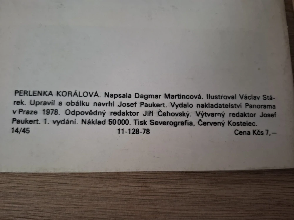 Ilustrované sešity, Perlenka Korálová (1978) a O sousedech z Troubelova (1979)