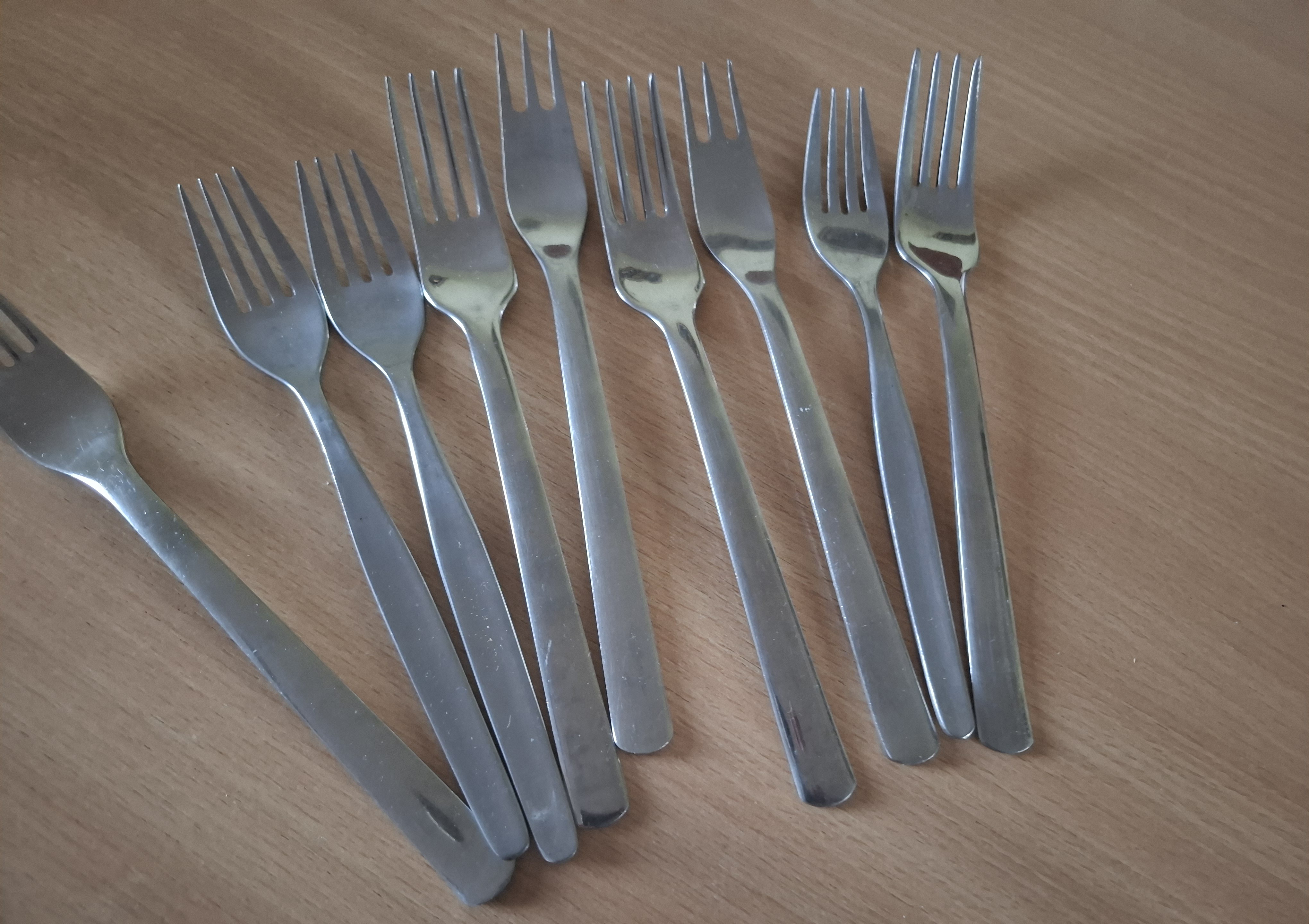 Nerezové příbory, 36ks, cena za vše 