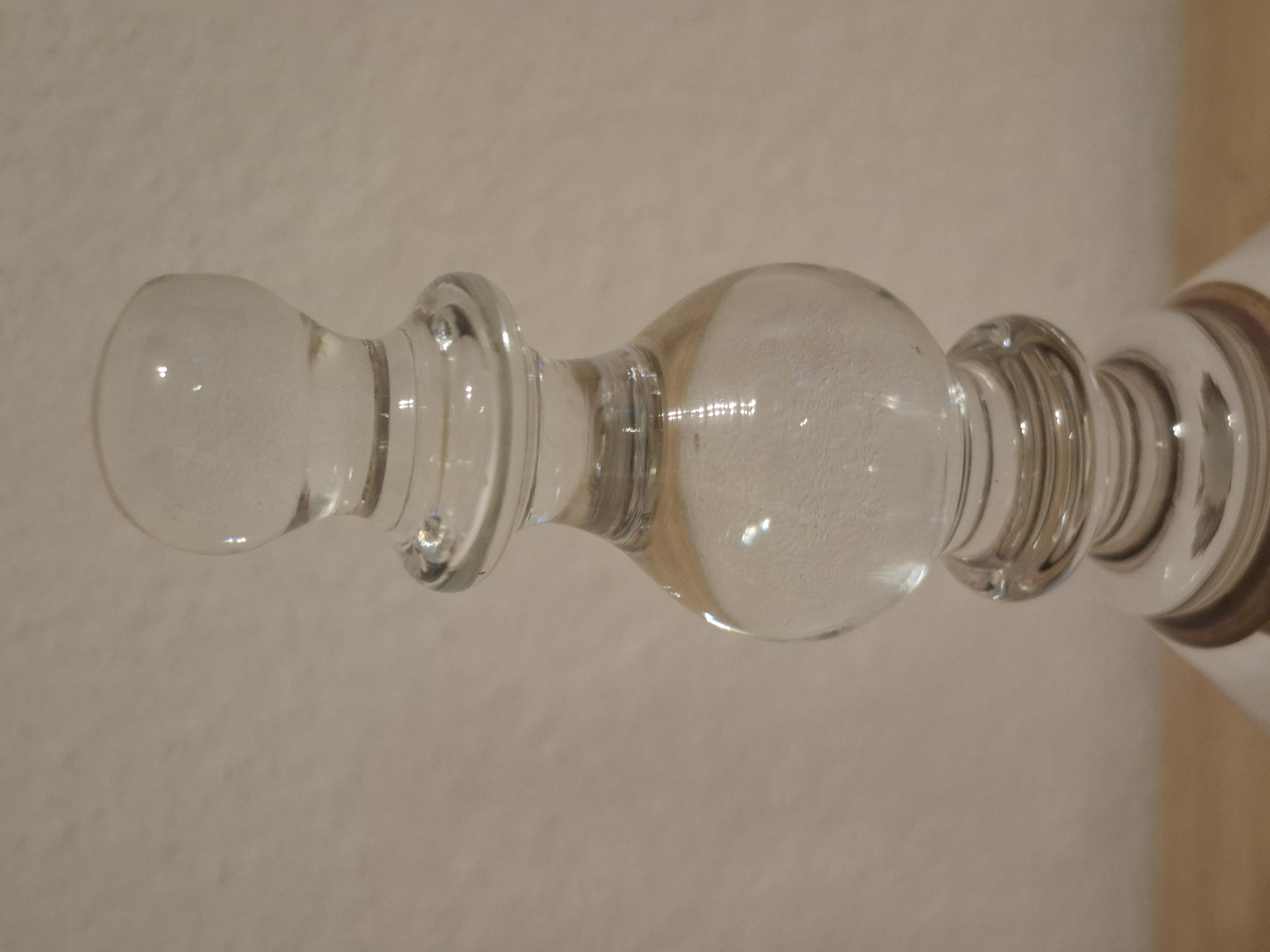 Bílý zvoneček, sklárna Květná Czechoslovakia 