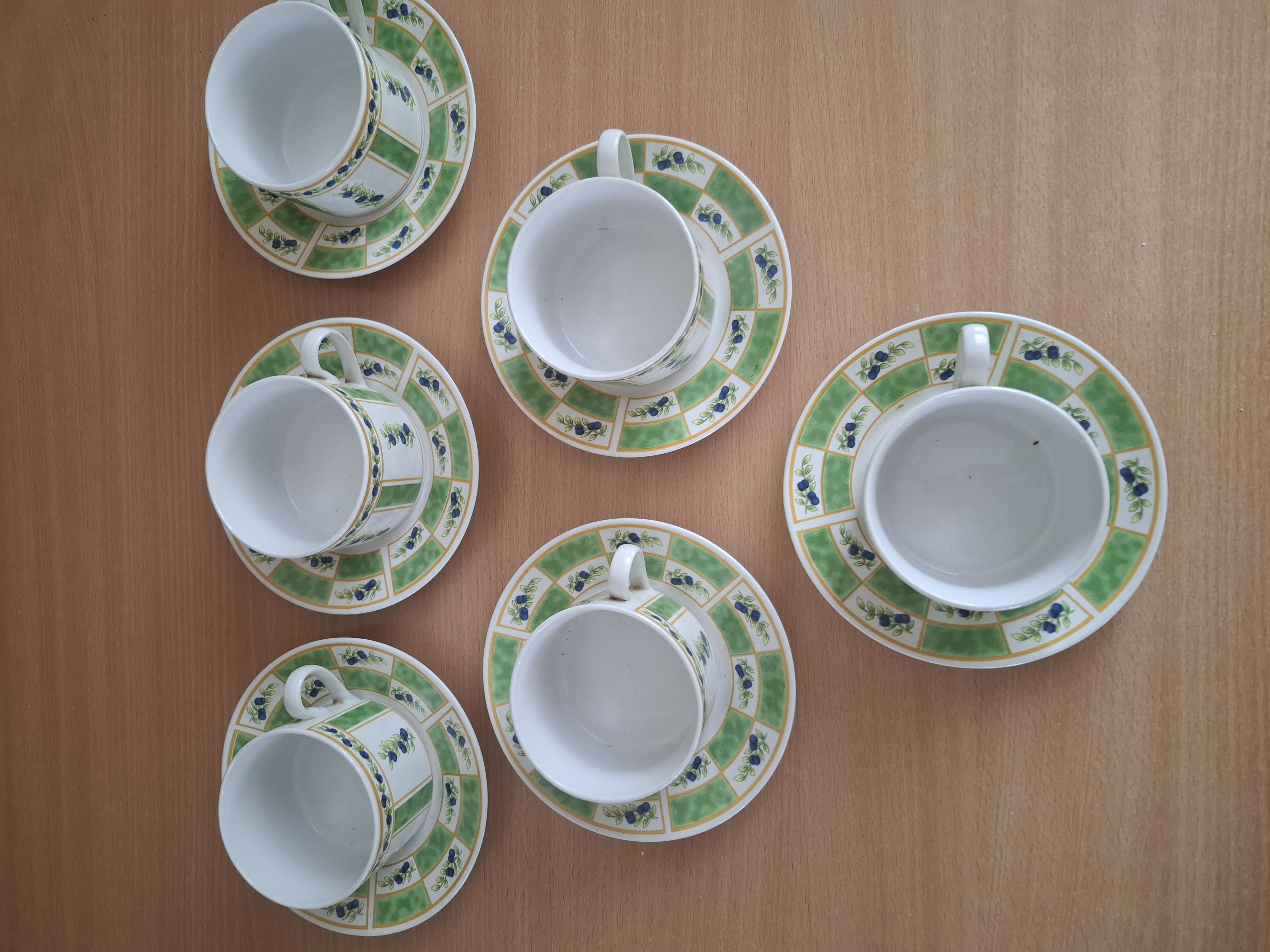 Sada na čaj, kávu pro šest osob, zn. Le Cygne