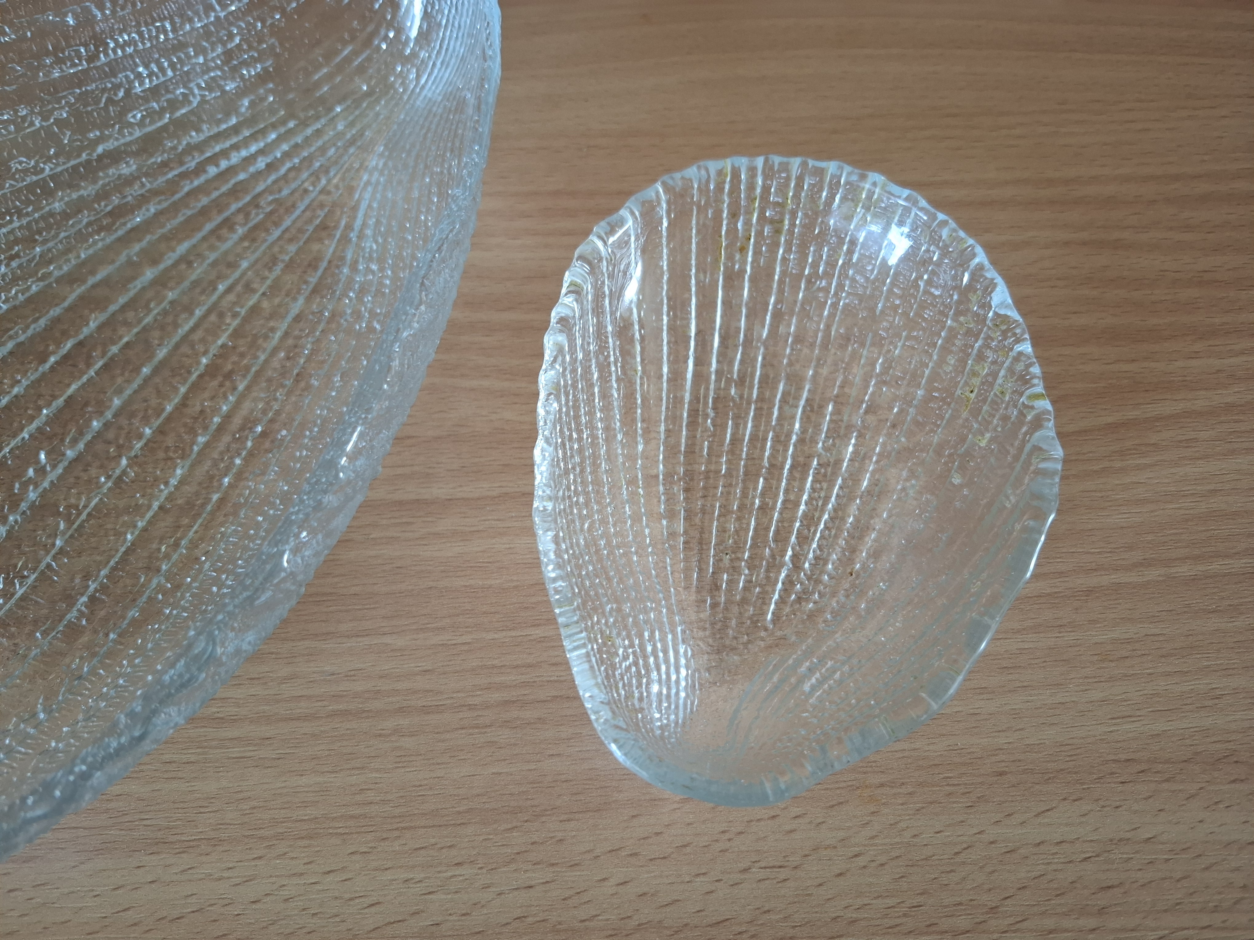 Vintage misky, lastura/mušle, Zabkowice Polsko 