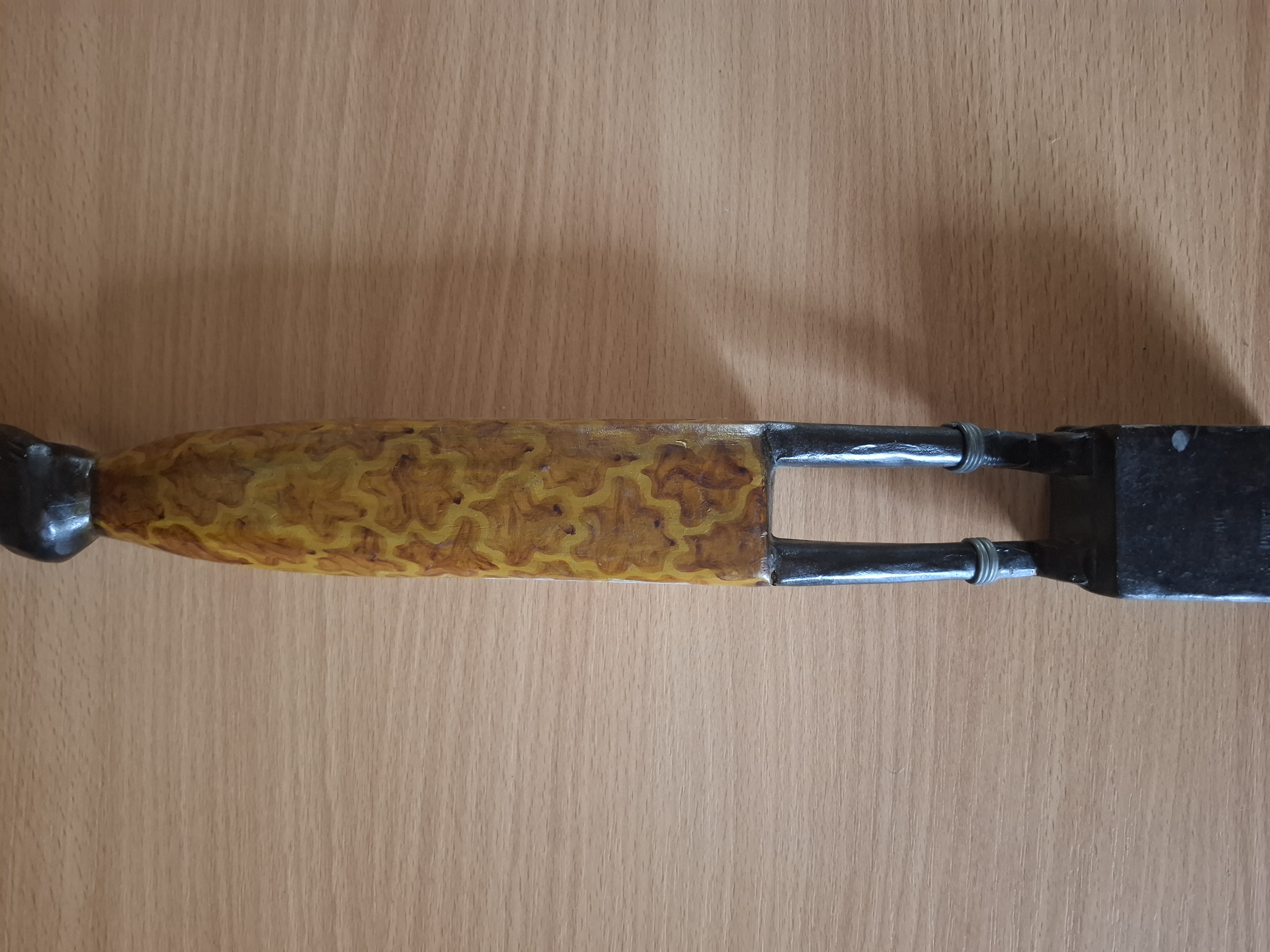 Dřevěná socha, Afrika, muž, výška 49cm