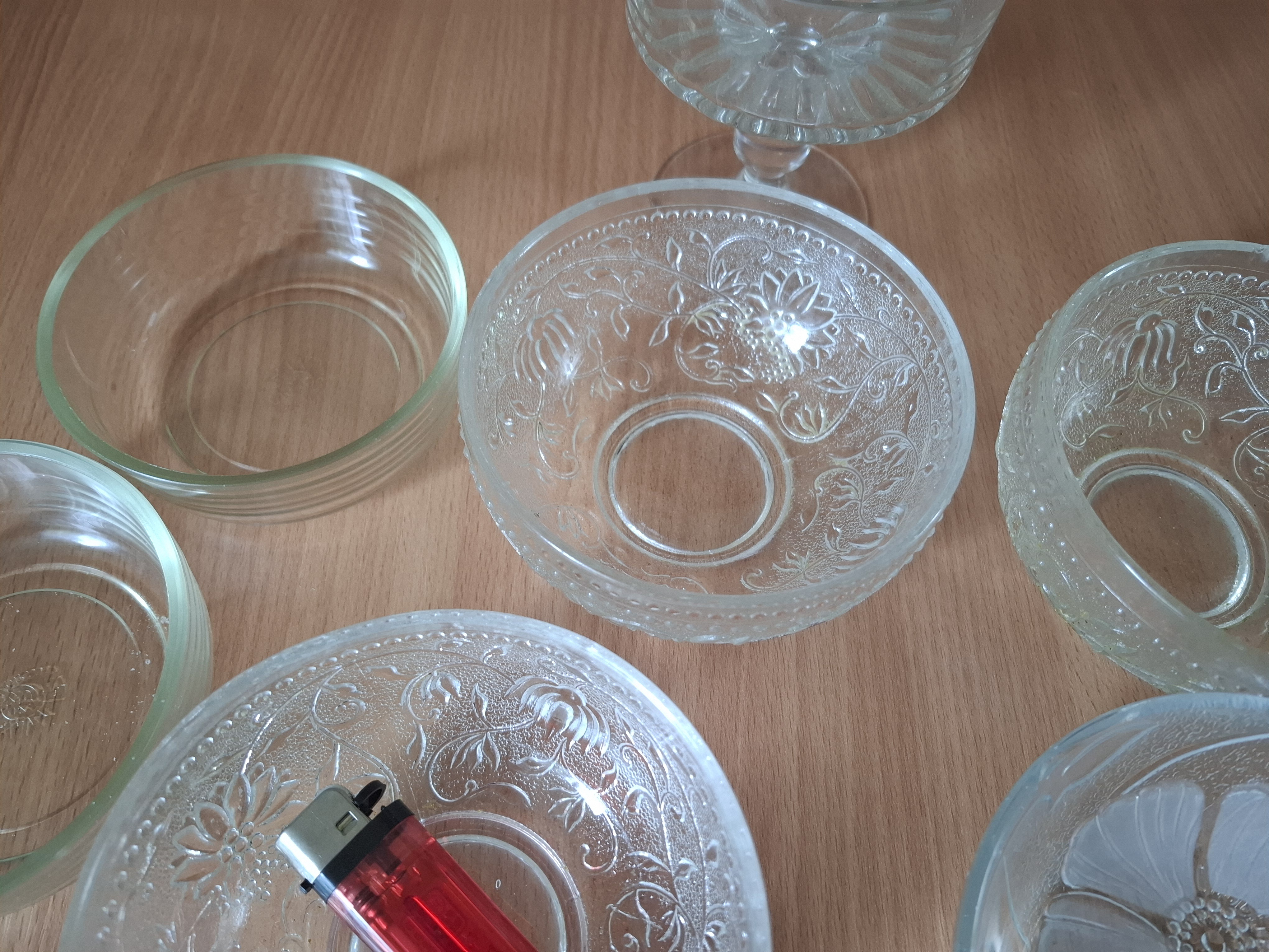 Retro misky, miska na kompot, salát, 7ks, (3x Pánek, cibulák), cena za vše 