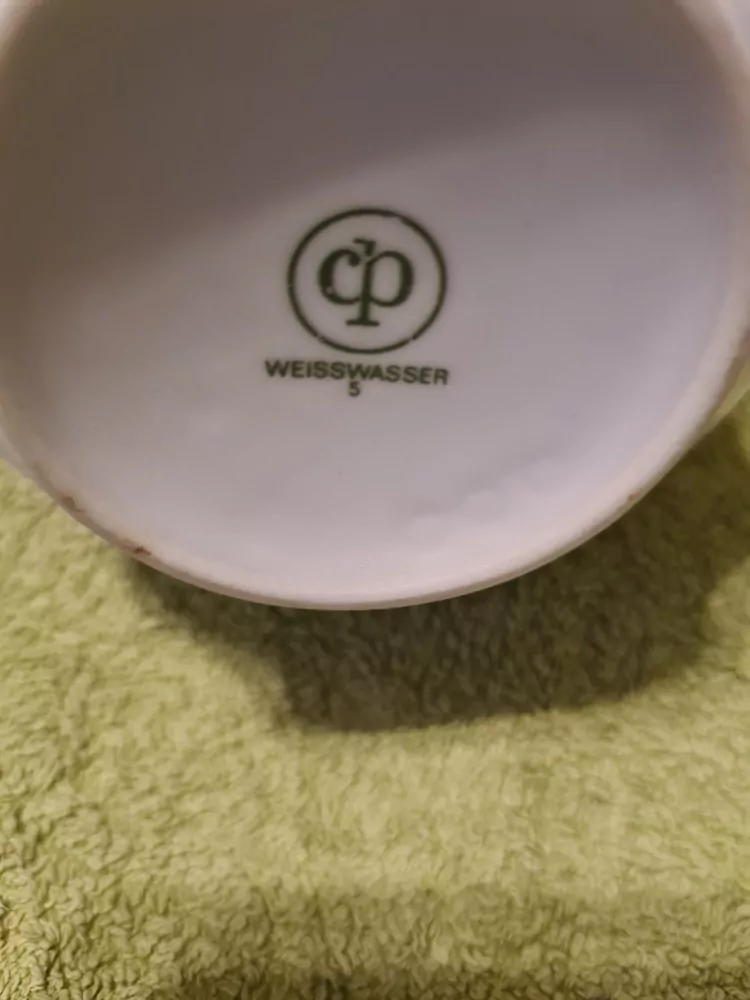 Konvička, džbánek, výška 19cm, Weisswasser Německo 