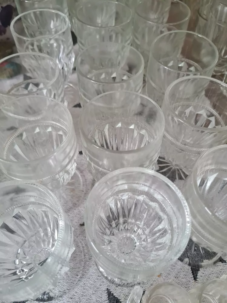 Grogovka, stará sklenice, výška 11cm