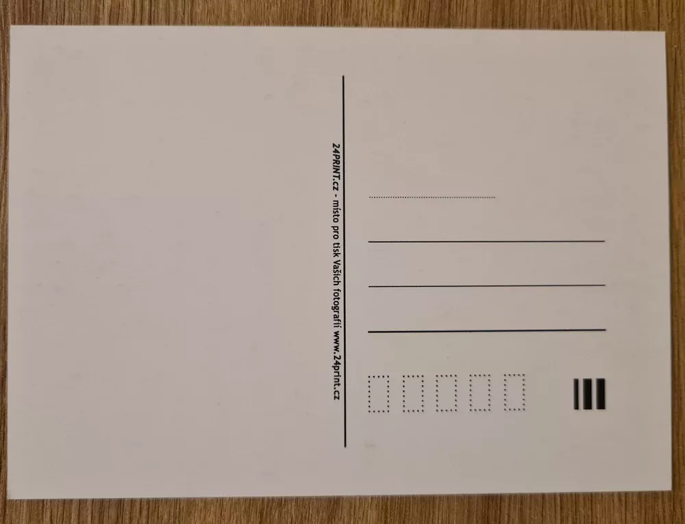 Pohlednice, Metallica, čistá 