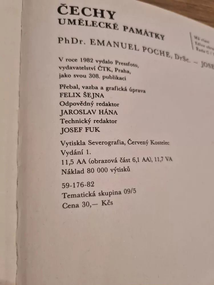 Čechy umělecké památky, česky, rusky, německy, vyd.1982