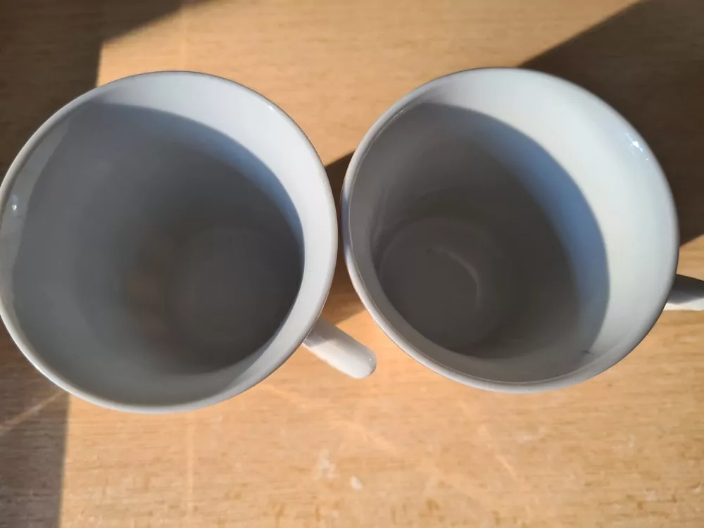Hrnek, hrníček, retro, porcelán Dubí, cena za kus