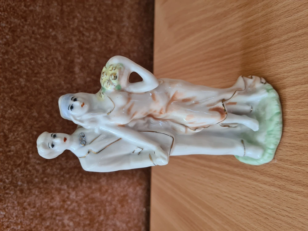 Socha, soška lidé, svatba, pár, výška 16cm