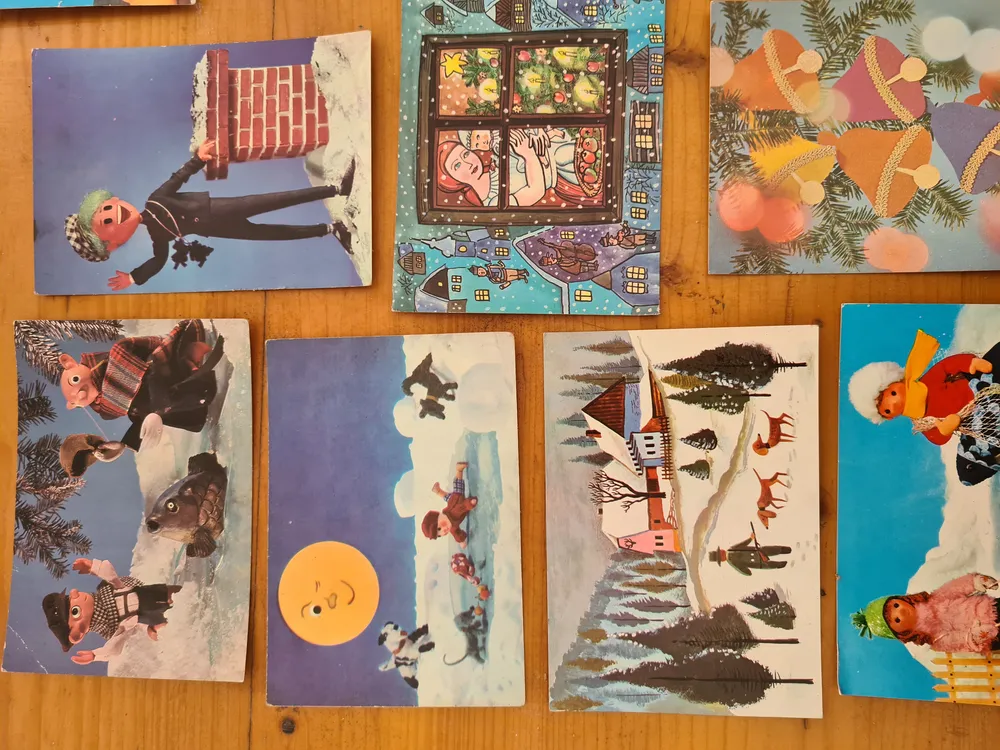 Pohlednice, dětské, 11ks, pouze jako celek