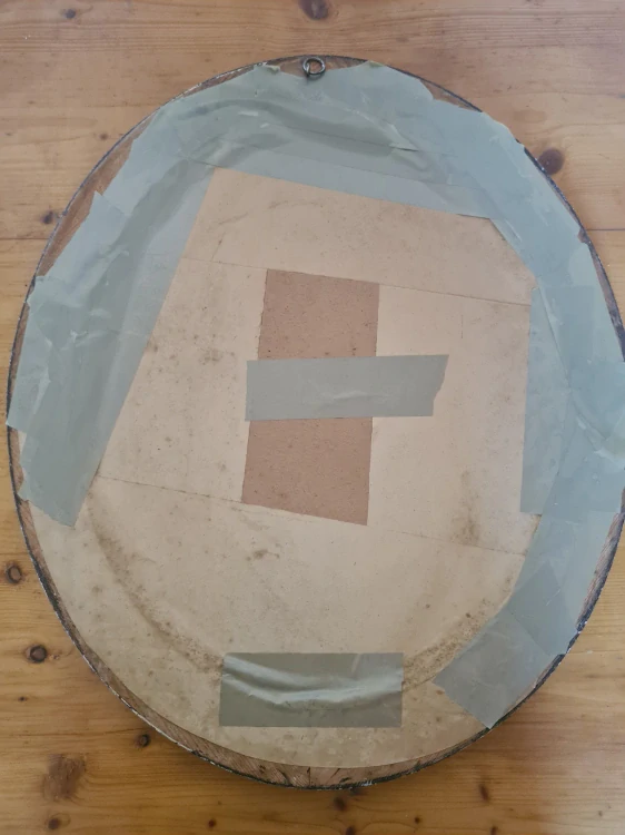 Oválný svatý obraz, 60x50cm