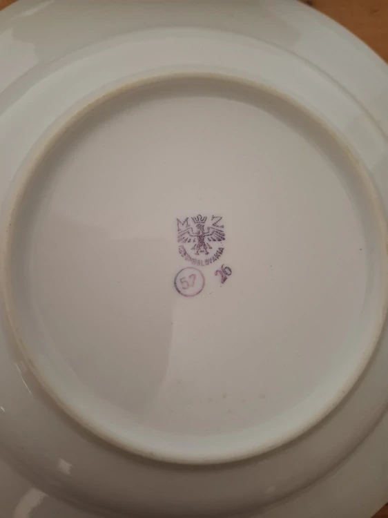 Hluboké talíře MZ Czechoslovakia, průměr 22cm, 6ks