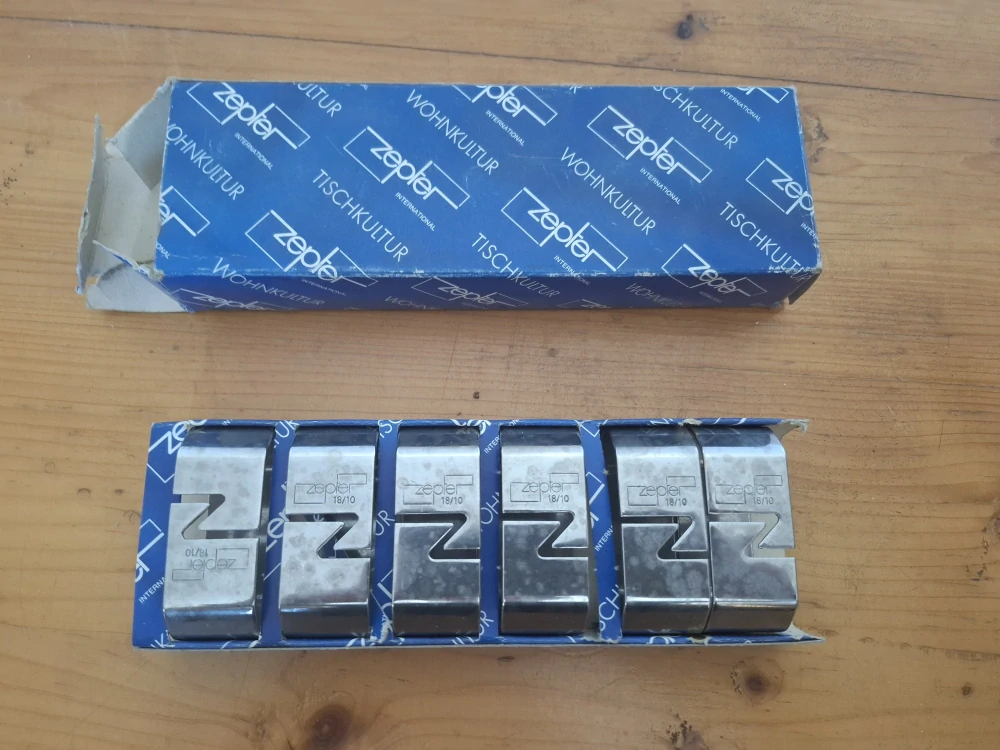 Zepter, 6x spona na ubrousky 