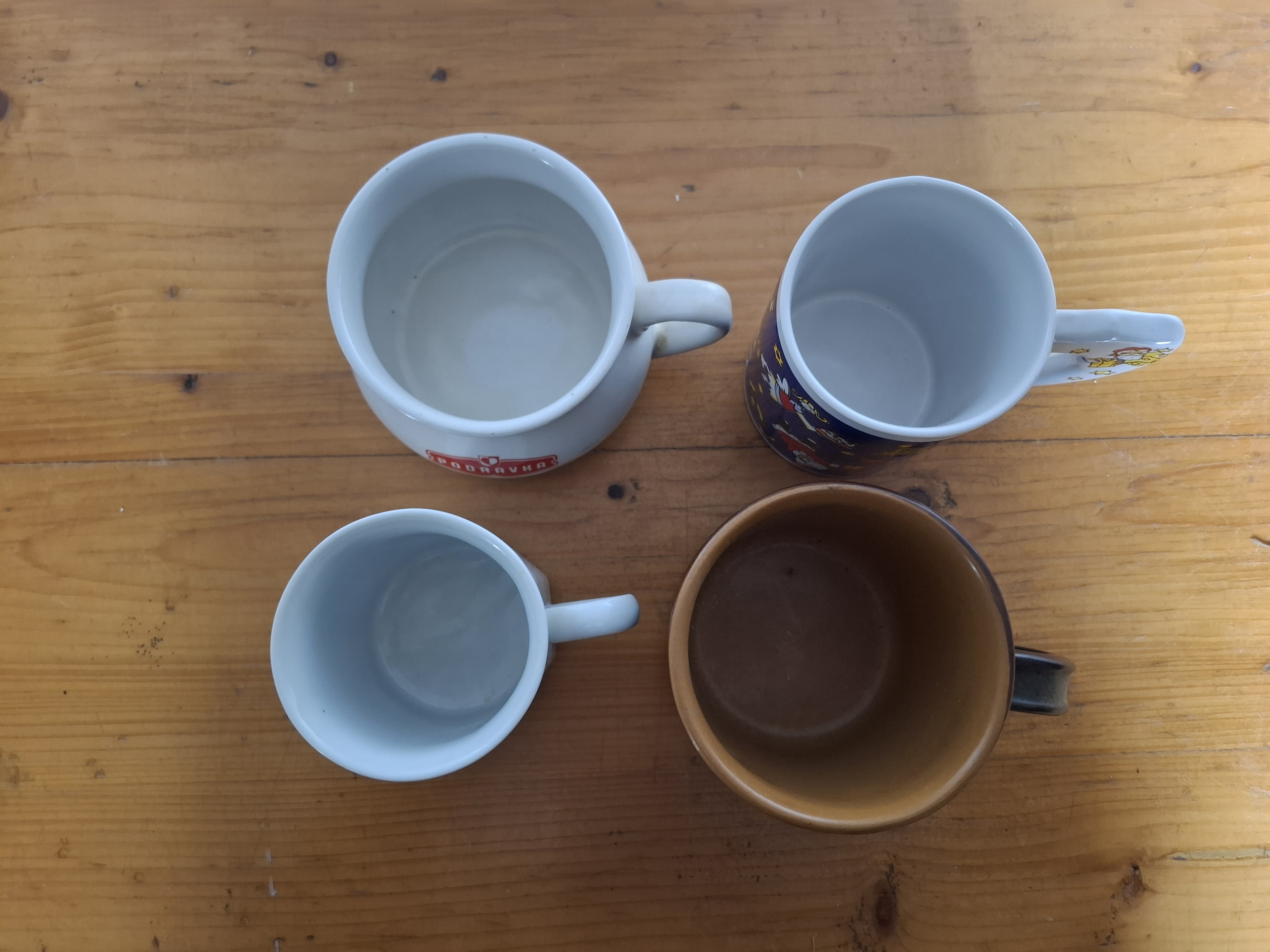 Hrnek, hrníček, mix 4ks, cena za vše 