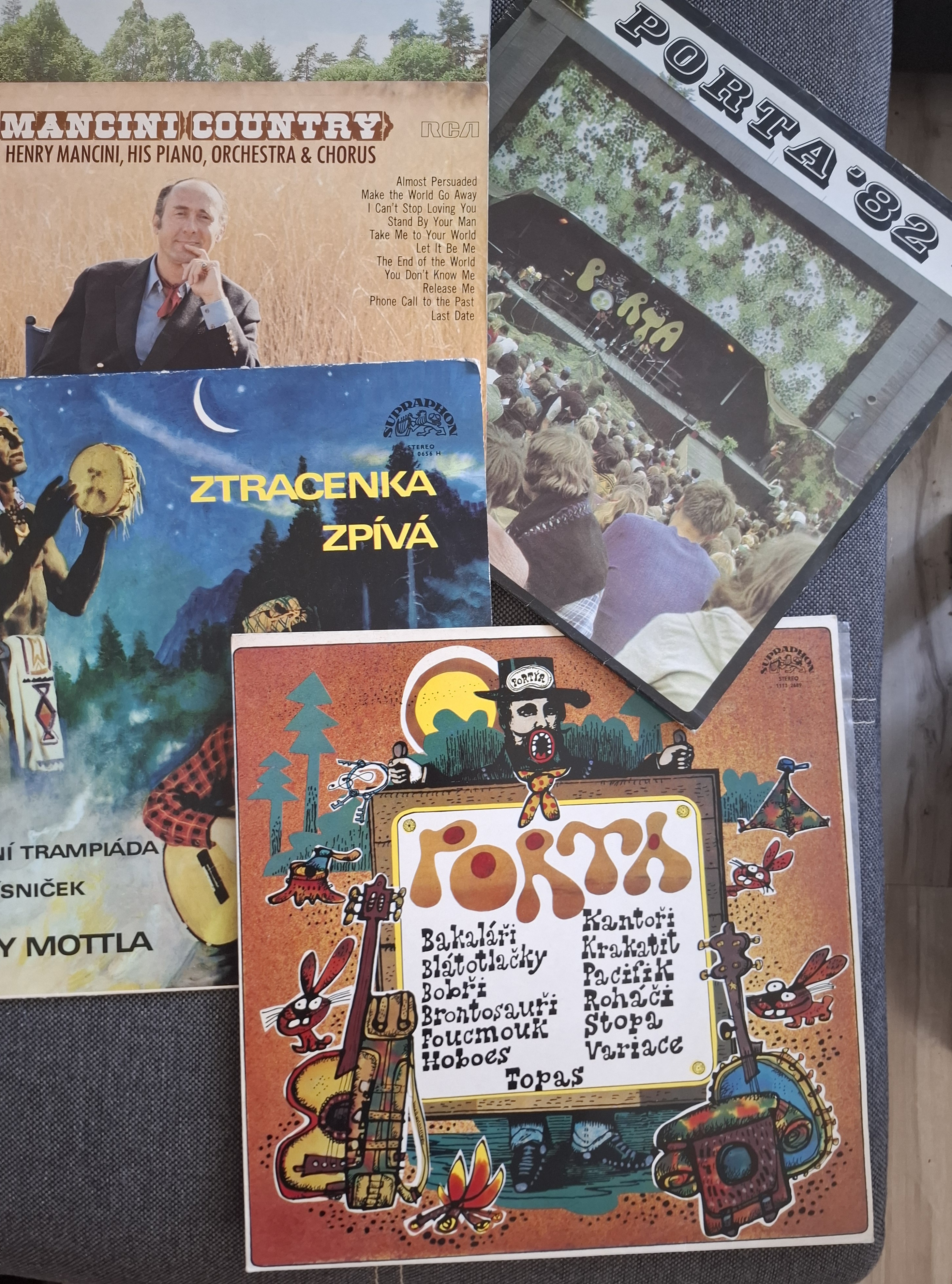 LP 10x folk, country hudba, cena za vše