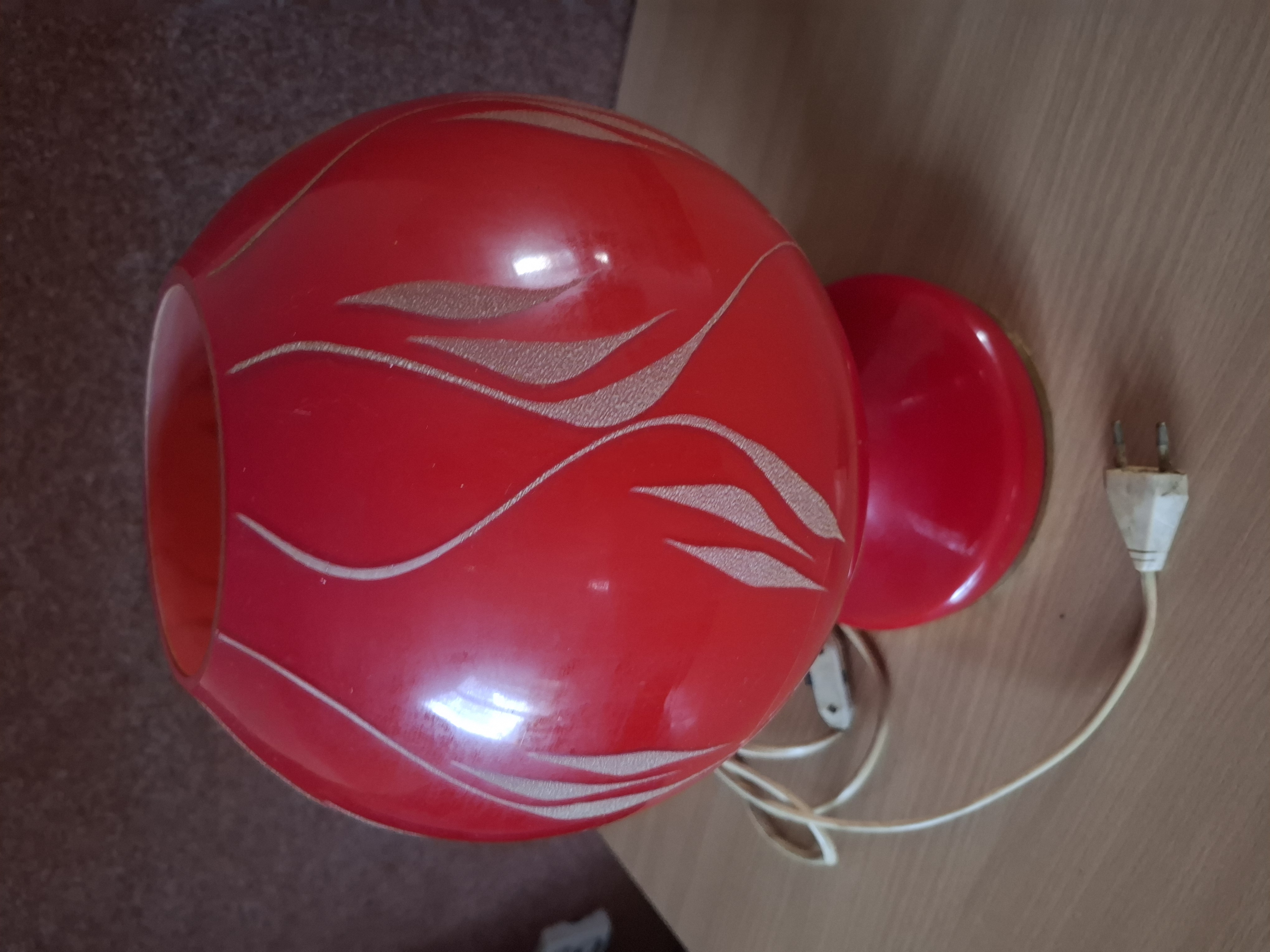 Retro lampa, autorská stolní lampa, Štěpán Tabery, výška 33cm