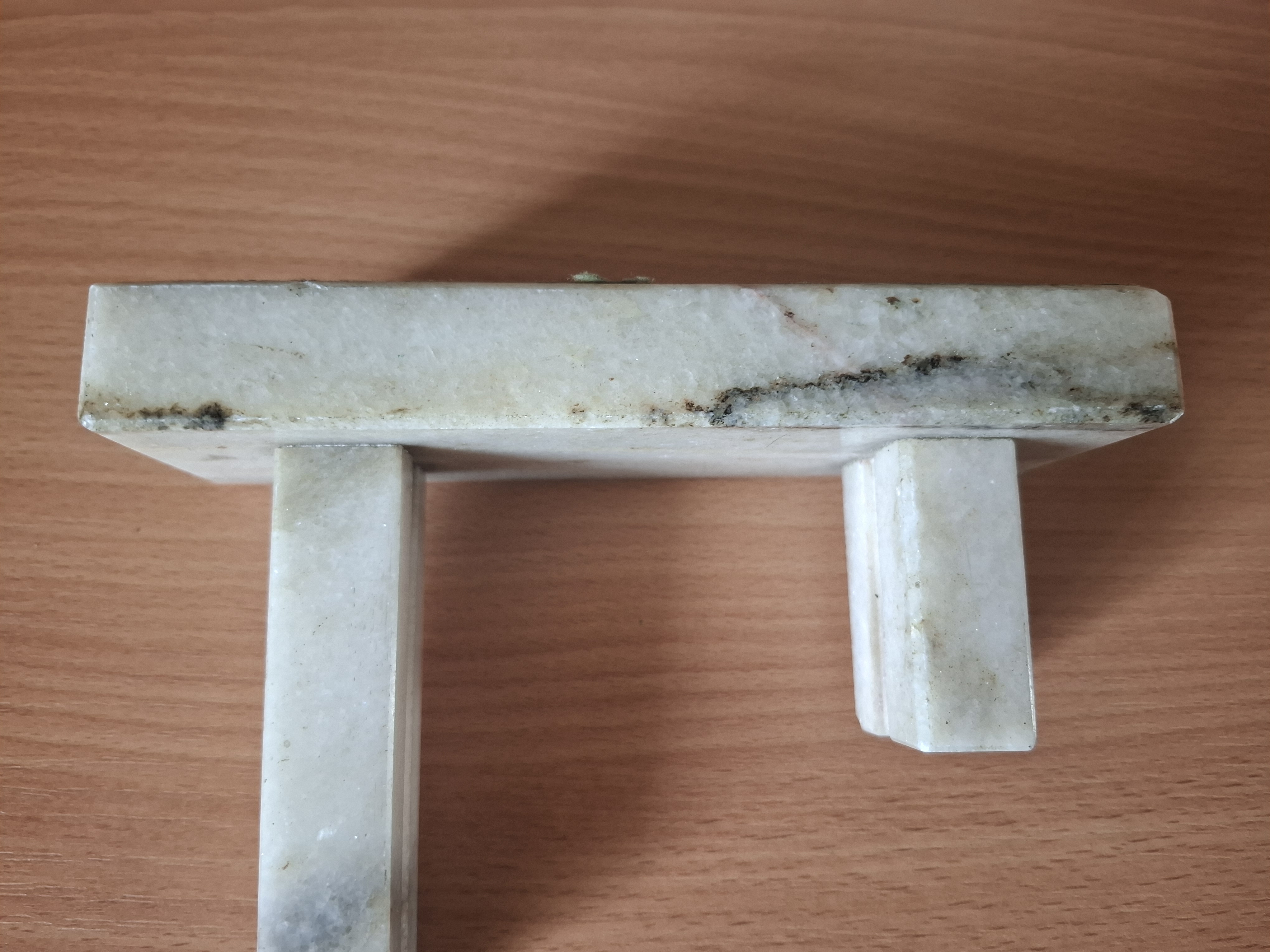 Mramorové stojany na fotky, bez skla, zn. Semerák, cena za oba kusy dohromady 