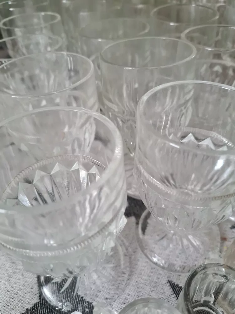 Grogovka, stará sklenice, výška 11cm