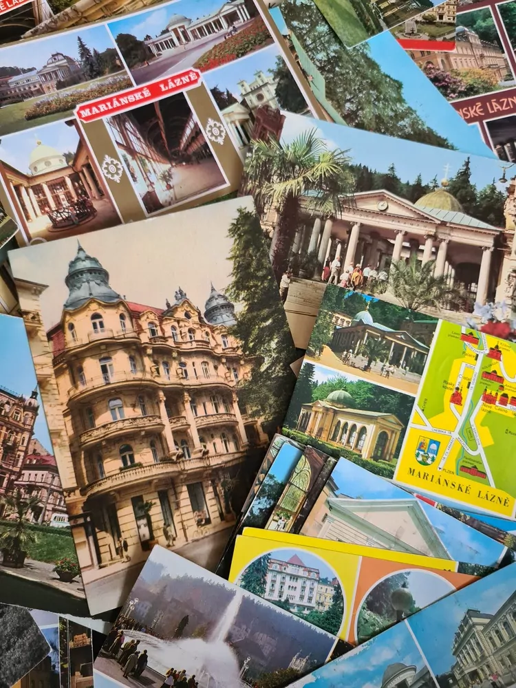 Pohlednice, Mariánské Lázně, 91x mix