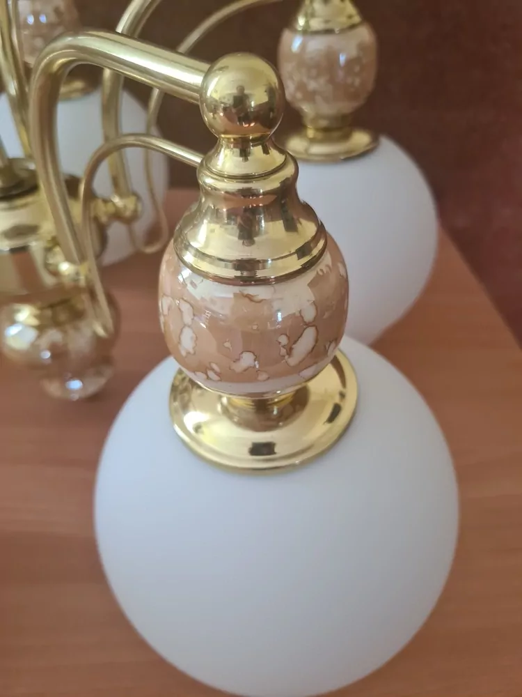 Lustr, pětiramanný,zn. Teldon Polsko 