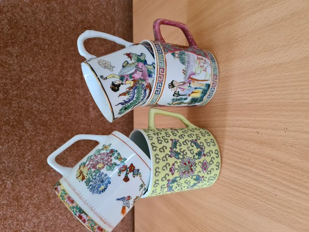 Hrnek, hrníček, 4x asiatika, China 